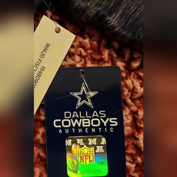 DALLAS COWBOYS Men's "Fischer Ringer" Heathered Navy Blue T-Shirt (L, XL, 2XL,3X - Picture 5 of 5